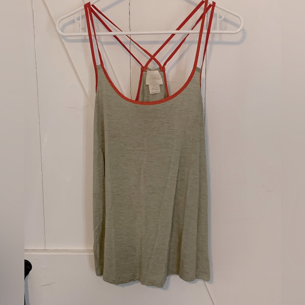 3/ $15 sale Double spaghetti strap razorback tank top